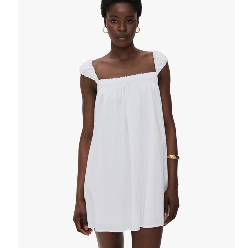 STAUD Beau White Dress